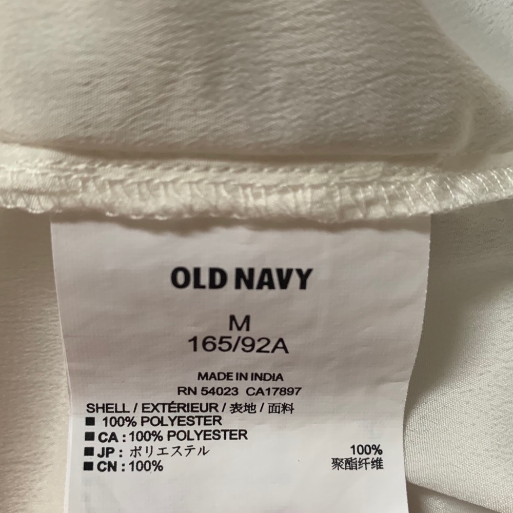NWOT Old Navy Blouse with Lace Sleeves - Picture 6 of 6